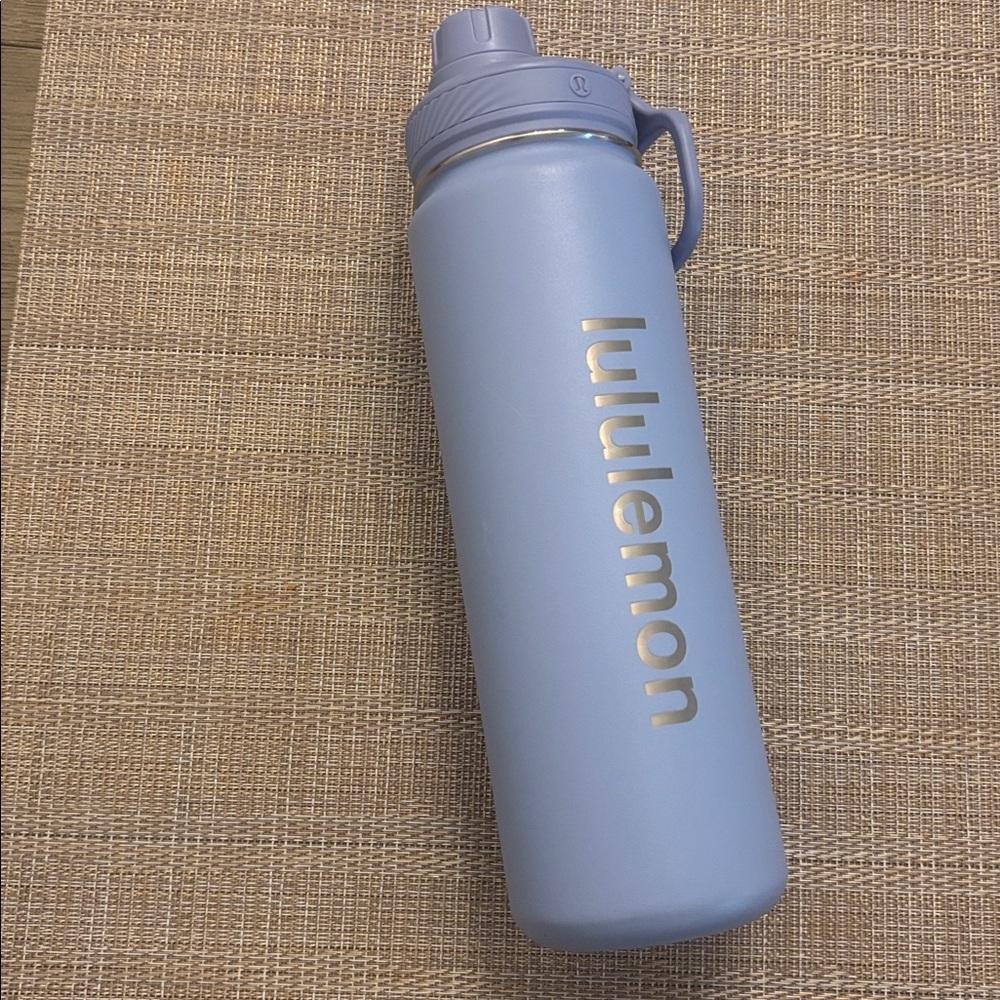 Lululemon Back to Life Blue Sport Water Bottle